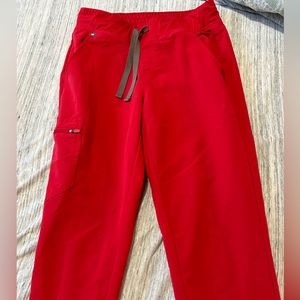 Figs scrub joggers size s red gently worn excellent  condition
